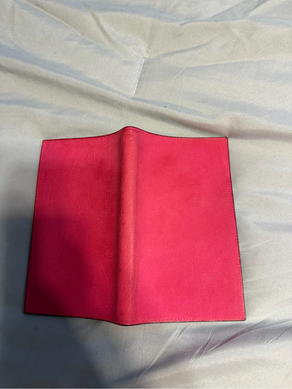 Hermes Pink Leather Key & Card Holder